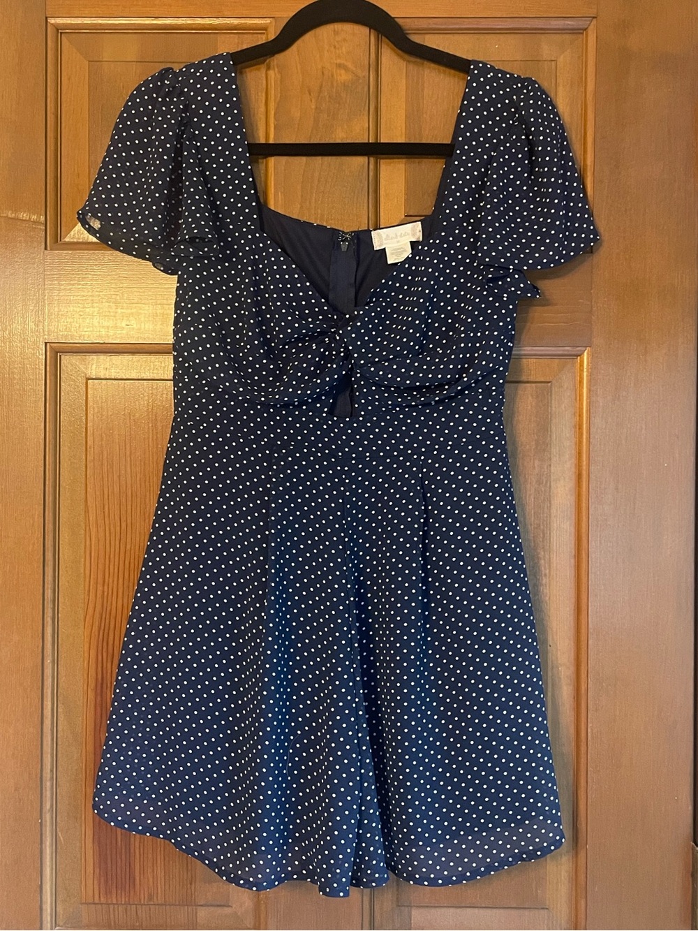 Altar’d State Women’s Navy Polka Dot Romper Size Medium
